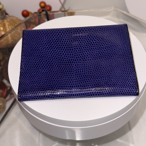 Gucci Textured Leather Card Wallet Purple - Picture 6 of 6